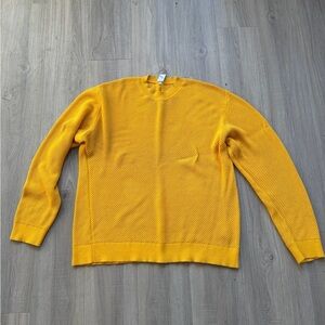 Factors Men's Vibrant Yellow Crewneck Sweater